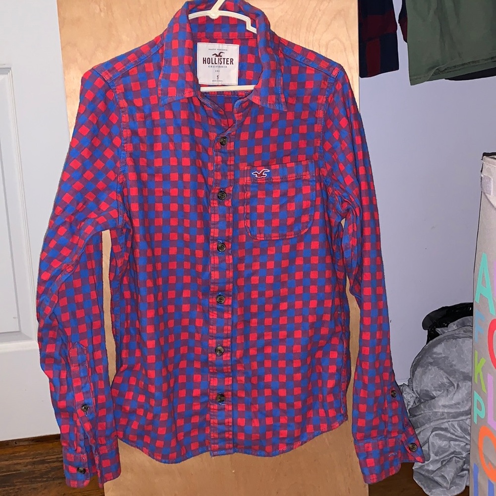 3-Dimensional Hollister flannel